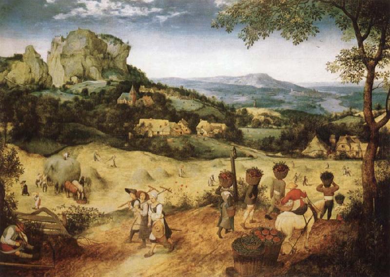 BRUEGEL, Pieter the Elder Haymaking Sweden oil painting art